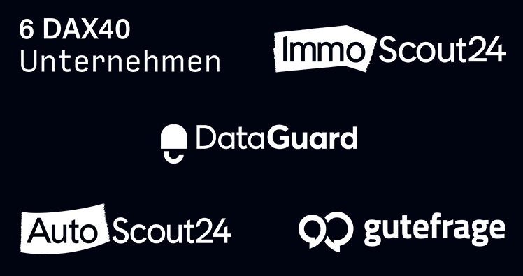 6 DAX40 · ImmoScout24 · DataGuard · AutoScout24 · gutefrage